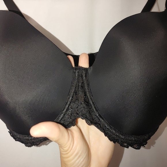 NATORI RENEW FULL FIT CONTOUR BRA Black Lined Lace 731233 38DDD - Picture 4 of 6